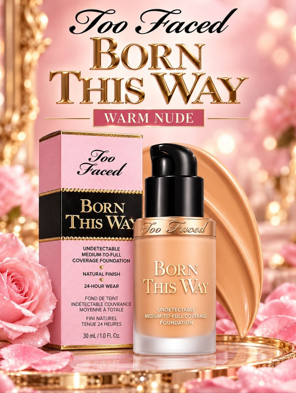 Too Faced Born This Way Foundation – Warm Nude